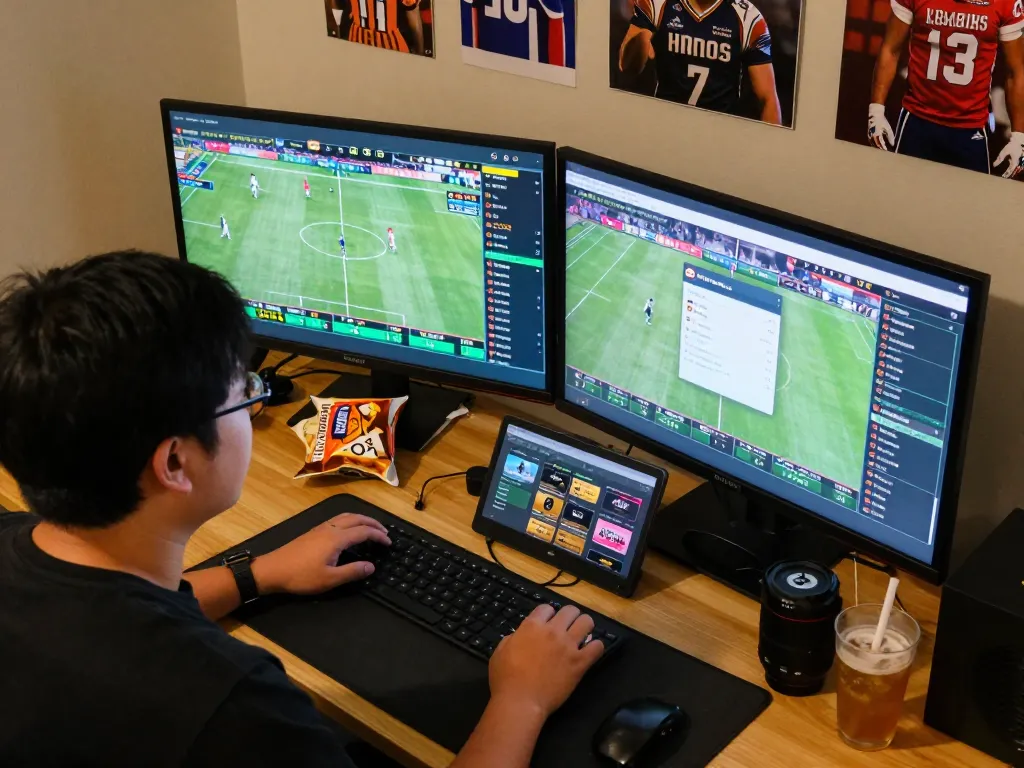 Witness the excitement of sports betting with the 99win app open, as players engage in strategic decisions.