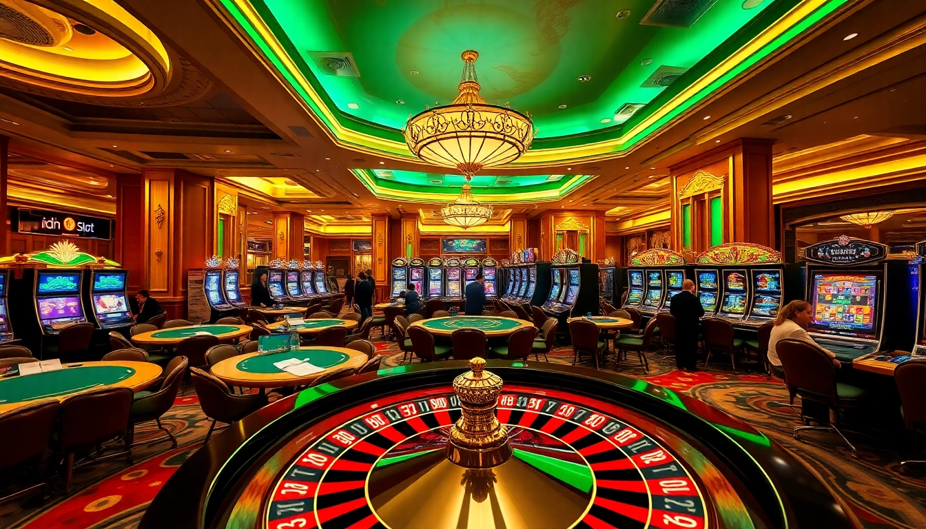 Play 'idn slot' games in an elegant casino environment filled with excitement and winning opportunities.